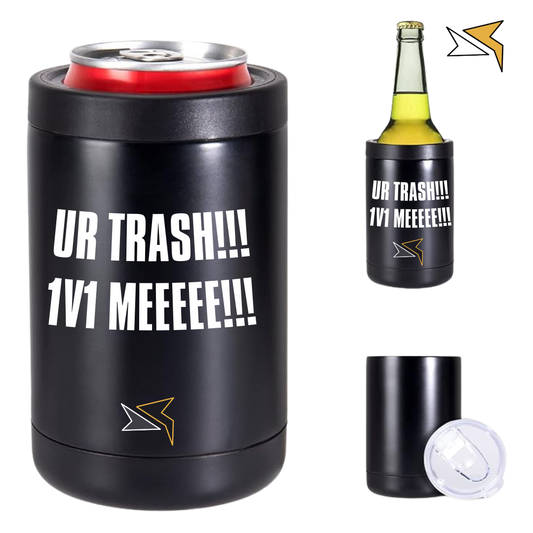 "1v1 Me Kid!" 3-in-1 Vacuum Insulated Mug